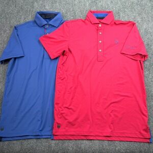 GREYSON Polo Shirts Mens Small Albany Resort Bahamas Golf Short Sleeve  LOT OF 2